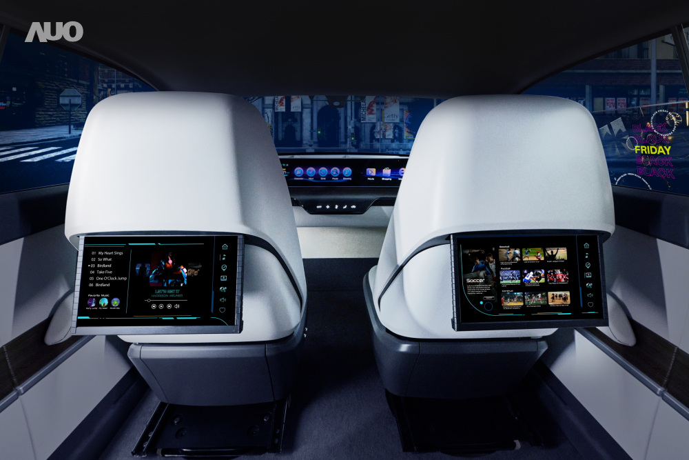 jinnian金年会新一代Smart Cockpit 2024，以Micro LED先进显示技术优势，创建〝可卷式后座娱乐显示器〞，仅在互动时才显示出所需画面及信息，扩充更丰富的娱乐和交互信息服务，获国际奖项荣耀