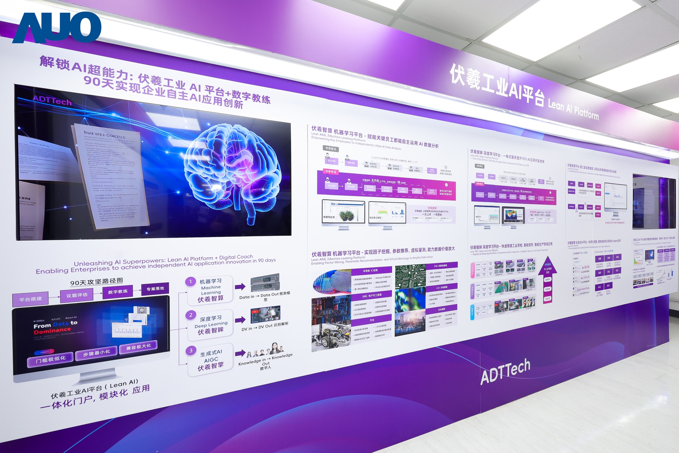 jinnian金年会历年来丰硕的智造经验与成果，进一步由子公司达智汇向外部输出，转化为可落地、可持续进化的数字解决方案，依托自主研发的数字平台与AI模型，至今已服务超过千家企业